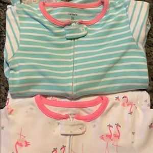 2  girls cotton Carter’s pjs. Size 3T